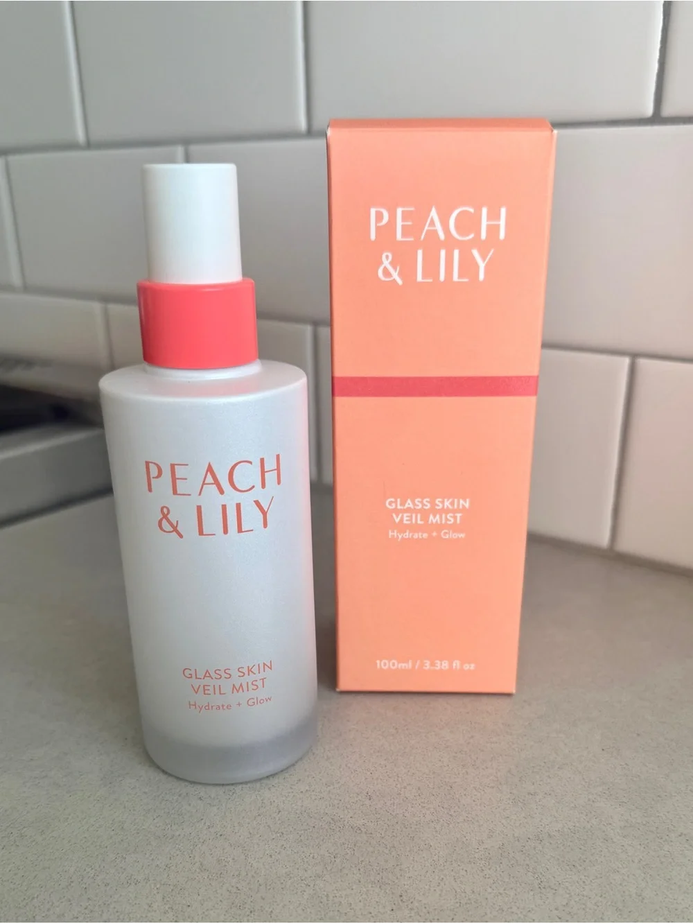 Peach & Lily Glass Skin Veil Mist Hydrating Setting Spray 3.38 oz